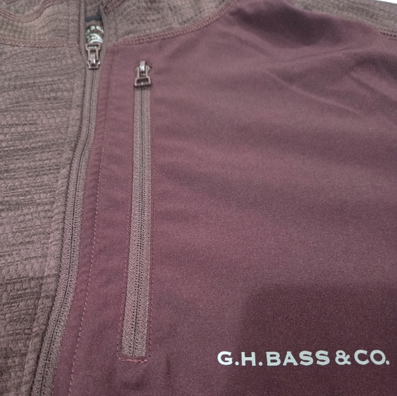 G.H. Bass & Co. Rich Brown Quarter-Zip Pullover NWOT - Picture 6 of 10